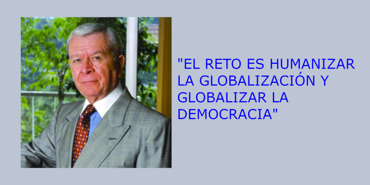 JOSÉ IGNACIO MORENO LEÓN: «EL RETO ES HUMANIZAR LA GLOBALIZACIÓN Y GLOBALIZAR LA DEMOCRACIA»