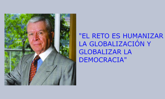 JOSÉ IGNACIO MORENO LEÓN: «EL RETO ES HUMANIZAR LA GLOBALIZACIÓN Y GLOBALIZAR LA DEMOCRACIA»