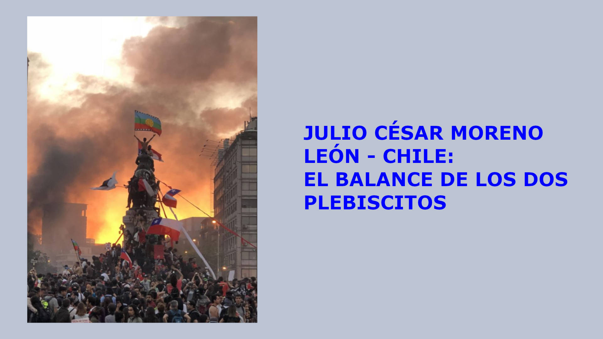 JULIO CÉSAR MORENO LEÓN - CHILE